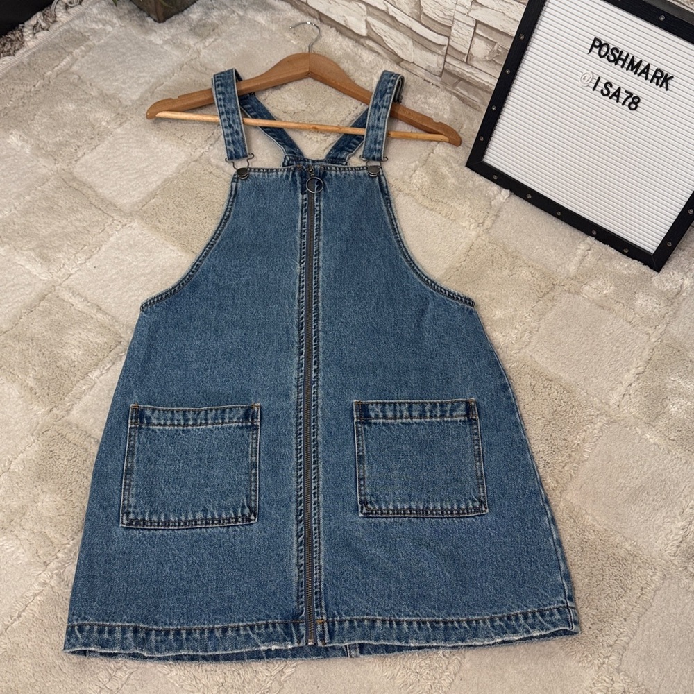 Wild Fable Small Denim Overall Dress